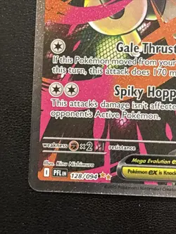 Mega Lopunny ex 128/094 Special Illustration Rare Phantasmal Flames Pokemon NM - Image 5