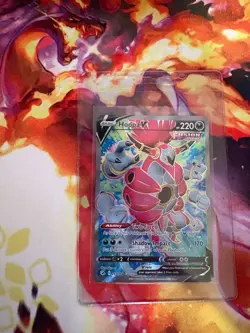 HOOPA V 253/264 Fusion Strike Full Art Holo Rare Pokemon TCG Near Mint - Image 1