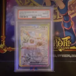 Pokemon Eevee ex Special Illustration Rare 167/131 Holo PSA 10 - Image 1