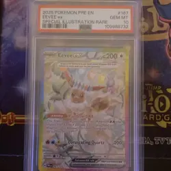 Pokemon Eevee ex Special Illustration Rare 167/131 Holo PSA 10 - Image 2