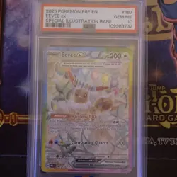 Pokemon Eevee ex Special Illustration Rare 167/131 Holo PSA 10 - Image 3