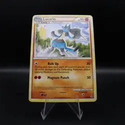 Lucario 19/95 Unleashed Regular 2010 English Pokemon TCG LP - Image 1