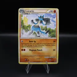 Lucario 19/95 Unleashed Regular 2010 English Pokemon TCG LP - Image 2