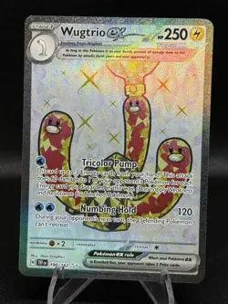 Pokemon Wugtrio EX Full Art Ultra Rare SV05 Temporal Forces Holo 250 HP English - Image 1