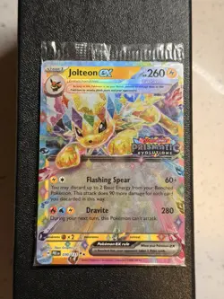 Pokemon TCG Prismatic Evolutions Jolteon ex 30/131 Stamped Promo SEALED - Image 1