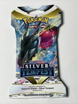 Pokemon Silver Tempest Sleeved Booster Pack Factory Sealed Sword Shield TCG - Image 1