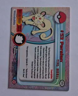 Pokemon Topps Chrome - Persian #53 - TV Animation Edition - LP - Image 2