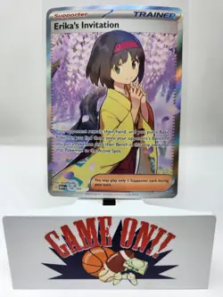 Pokemon Erika's Invitation 196/165 Scarlet Violet 151 Full Art Ultra Rare sc - Image 1