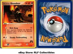 2004 Pokemon, Team Magma vs Aqua, #63/95 Team Magma's Houndour, Common - Image 1