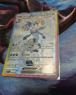Pokemon Glaceon ex Sv: Prismatic Evolutions Special Illustration Rare Holo - Image 4