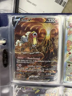 Entei v Crown Zenith Galarian Gallery Holo Ultra Rare Pokemon TCG GG36/GG70 M - Image 1