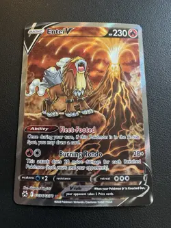 POKEMON TCG ENTEI V GG36/GG70 SWSH CROWN ZENITH GALARIAN GALLERY!! - Image 1