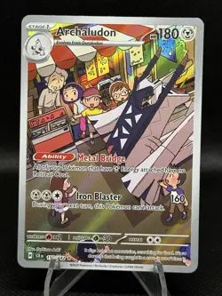 Pokemon Archaludon 155/142 Sv07 Stellar Crown Holo 180 HP English - Image 1