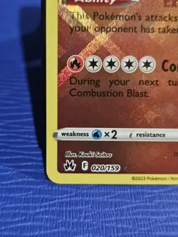 Pokemon TCG Radiant Charizard 020/159 Crown Zenith Radiant Rare Holo English - Image 4