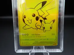Pokemon Pikachu V Celebrations Ultra-Premium Coll. Full Art SWSH145 TAG 8.5 - Image 3