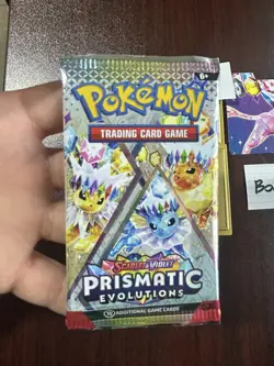 VERY HEAVY! GOD PACKUUU 22.45g Prismatic Evolutions Pokemon TCG Booster (SEALED) - Image 2