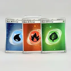 Water Fire Grass Energy Lot Cosmo Holo 3+ Swirls Scarlet Violet 151 Pokemon NM - Image 1
