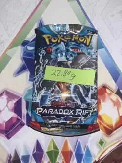 22.80g Extremely HEAVY - Pokemon TCG S&V Paradox Rift Booster Pack Sealed - Image 2