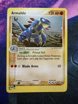 Pokemon TCG Armaldo Holo Rare Holo Sandstorm 1/100 LP - Image 1