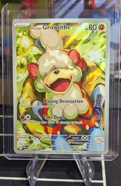 Pokemon TCG Hisuian Growlithe 181/167 Sv06: Twilight Masquerade NM - Image 1