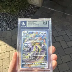 Pokemon TCG Mewtwo VSTAR GG44 Crown Zenith Galarian Gallery BGS 9.5 GEM MINT - Image 1