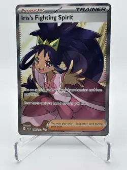 Pokemon Iris's Fighting Spirit 180/159 Journey Together SV Ultra Rare FA Trainer - Image 1