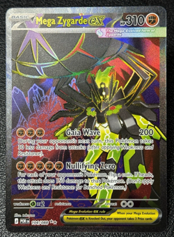 Mega Zygarde ex 104/088 - Full Art Ultra Rare - Pokemon TCG: Perfect Order - NM - Image 1
