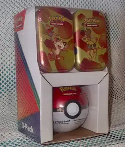 Pokemon Paldean Fates Tins and Poke Ball Tin 3-Pack - Image 3