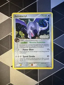 2006 Pokemon EX Legend Maker STAMPED - Aerodactyl Reverse Holo Rare 1/92 - Image 1