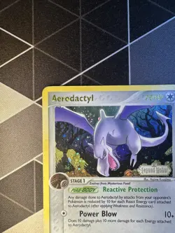 2006 Pokemon EX Legend Maker STAMPED - Aerodactyl Reverse Holo Rare 1/92 - Image 2
