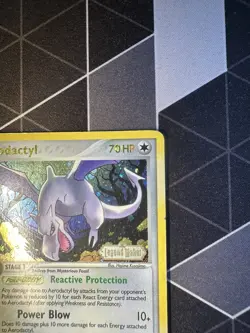 2006 Pokemon EX Legend Maker STAMPED - Aerodactyl Reverse Holo Rare 1/92 - Image 3