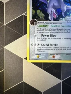 2006 Pokemon EX Legend Maker STAMPED - Aerodactyl Reverse Holo Rare 1/92 - Image 5