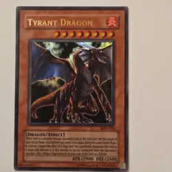 Yu-Gi-Oh! Tyrant Dragon LOD-034 Legacy of Darkness Ultra Rare Effect 2900/2500 … - Image 1