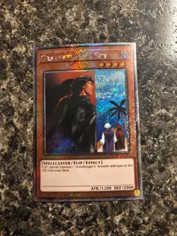 Yugioh Gravekeeper's Spy - RA03-EN121 - Platinum Secret Rare - NM - Image 1