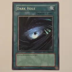 Yu-Gi-Oh! TCG Dark Hole LOB-052 Blue Eyes Super Rare Spell Unlimited - Image 1