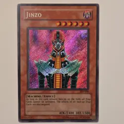 Yu-Gi-Oh! Jinzo PSV-000 Pharaoh's Servant Secret Rare Effect Unlimited 2400/1500 - Image 1