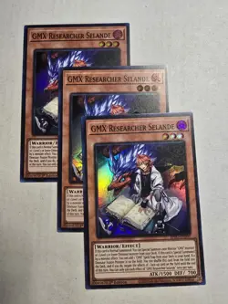 3x GMX Researcher Selande 1st Edition Super Rare BPRO-EN090 Yu-Gi-Oh! - Image 1