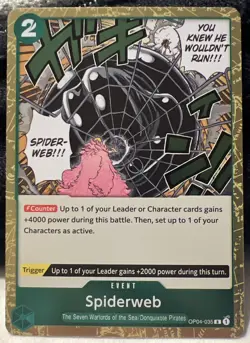 One Piece TCG Kingdoms of Intrigue OP04-035 Spiderweb - Image 1