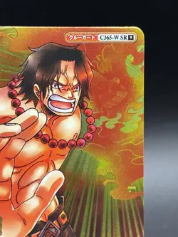 Portgas D Ace C365-W SR Foil One Piece OnePy Berry Match Bandai Ccg Japanese - Image 3