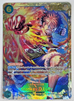 Monkey D. Luffy OP13-118 SEC Secret Rare Carrying On His Will One Piece TCG NM - Image 1