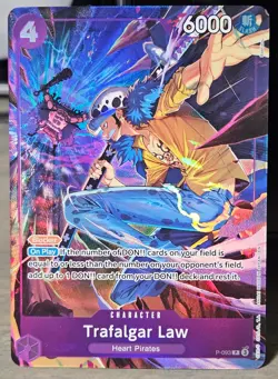 One Piece TCG Trafalgar Law Illustration Box Vol. 6 Promo P-093 - Image 1