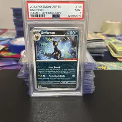 PSA 9 - MINT - Umbreon - (GameStop Exclusive) - 130/197 Promo Pokemon Card - Image 3
