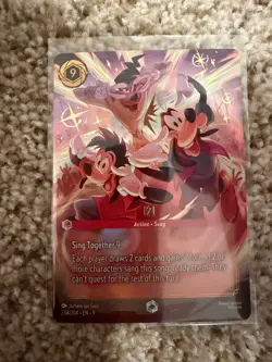 Disney Fabled I2I Enchanted Action Song Card #121 Goofy Max Lorcana TCG - Image 1
