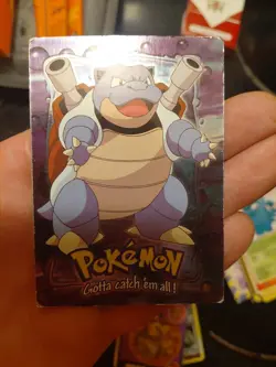 Pokemon Topps Card - #09 Blastoise (E9 of 12) - Image 1