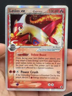 Pokemon TCG Latias EX Dragon Frontiers Holo Rare Card 95/101 Delta Species - Image 1