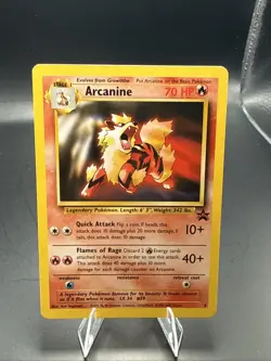 Pokemon Card TCG Arcanine Black Star Promo 6 League 2000 A - Image 2