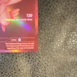 Pokemon Victini SV11B Black Bolt Holo Rare Basic Card 127/091 - Image 5