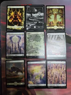 100 MTG MAGIC THE GATHERING FULL ART BASIC LAND CARDS LOT - 20 OF EACH COLOR - Image 2