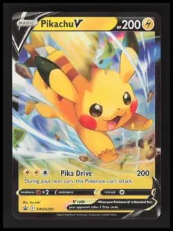 Pikachu V - Promo SWSH: Sword & Shield Promo Cards SWSH285 NM - Image 1