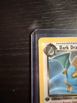 Pokemon Dark Dragonite 1st Edition Team rocket Rare Error Card #5/82 - Image 3